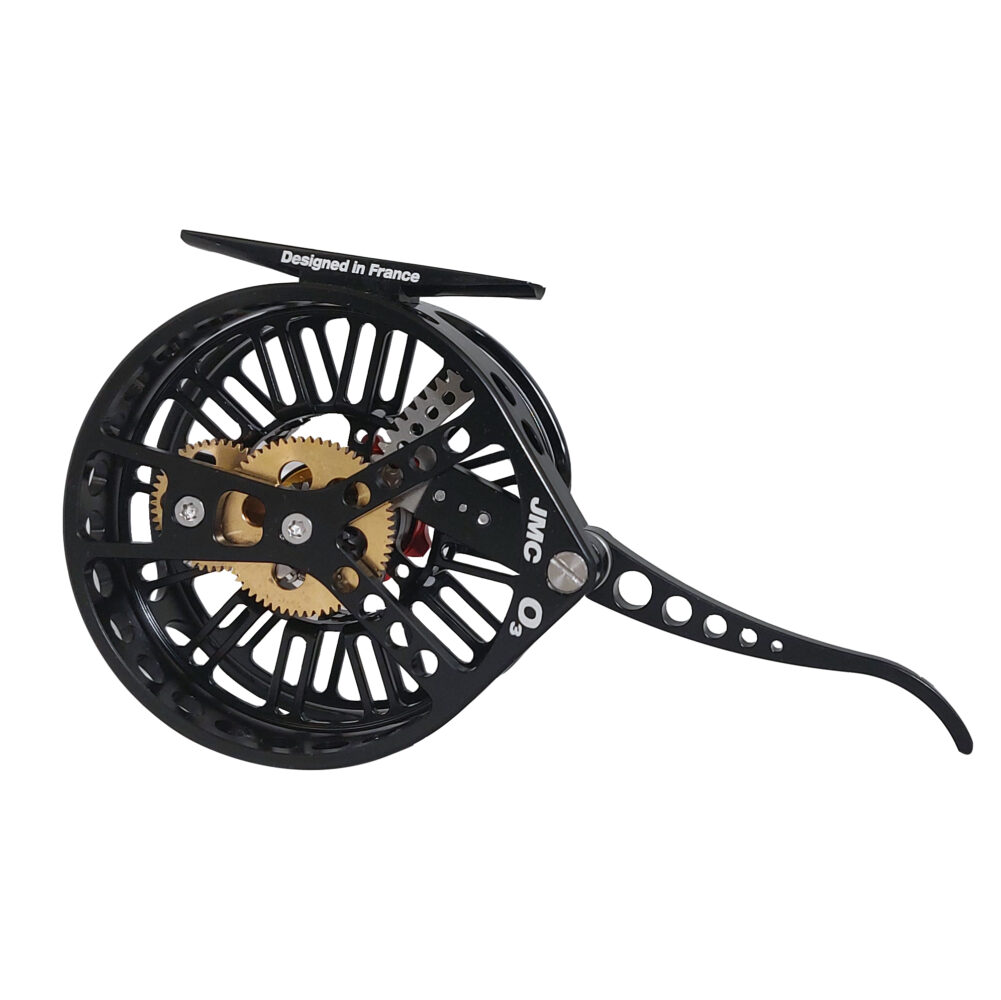 Moulinet De Pêche à L'arc (Bowfishing) Type Bouteille - Sans Traînée, Acier Inox, Noir